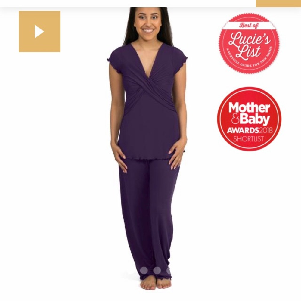 Kindred Bravely Maternity and Nursing pajamas